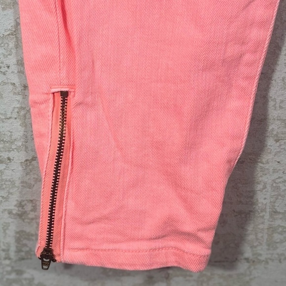 LILLY PULITZER Pink/Coral Worth Skinny Mini Zip Size 12 - Picture 10 of 16